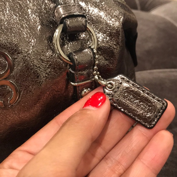 Coach Small Bag Gunmetal - Picture 3 of 8